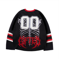 T-shirts personnalisés à manches longues pour hommes – Fabricant de t-shirts graphiques streetwear en coton épais, coupe oversize et style boxy avec empiècements