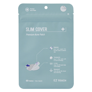 Parche para el Acné EZ Touch Slim Cover de 12 mm, Ultrafino, Hecho en Corea, Parche Hidrocoloide Invisible para Granos - Product Image 5