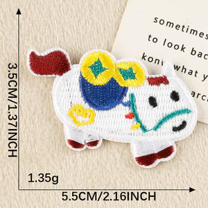 Custom Embroidery Patch Factory Made Shield Shape Applique Badge for <b>Jackets</b> Hats Backpacks Clothing Wholesale Iron On Sew On - Product Image 3