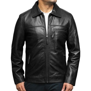 Leather Jacket <b>New</b> Fashion Embroidery Knitted High Quality Men Leather Jacket Zipper up Breathable Streetwear Polyester 2026 - Product Image 3