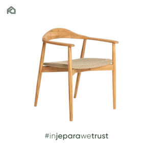 Silla Resistente de Teca Sólida Tejida, Natural, para Comedor y Restaurante, Muebles de Primera Calidad para Uso en Interiores y Exteriores, Apartamento - Product Image 3