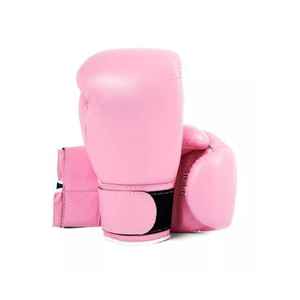 Professional High Quality Leather Boxing <b>Gloves</b> Breathable <b>Moisture</b> Wicking Adjustable Hook Loop Closure Wrist Strap for Youth - Product Image 5