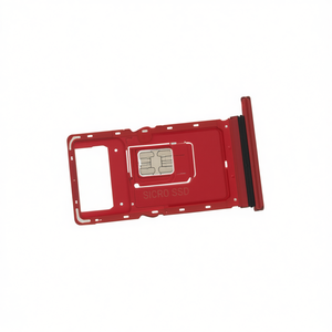 Bandeja para tarjeta SIM y Micro SD Motorola Moto G8 Play Roja - Product Image 2