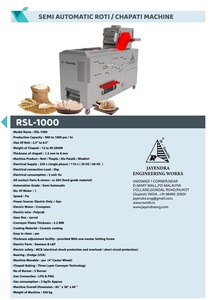 เครื่องทำโรตีชาปาตีอุตสาหกรรม Rsmith RSL 1000 คุณภาพพรีเมียม สแตนเลส สตีล อัตโนมัติ ทำความสะอาดง่าย ราคาคุ้มค่า - Product Image 3