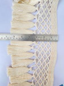 Rideau à franges en bouillon 100 % coton, 20 pouces, modèle NA, vente en gros, tendance, de KT HaoHao Decorative - Product Image 6
