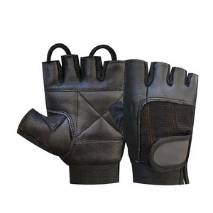 Gants de fitness en cuir à demi-doigts pour la musculation, l'entraînement en salle de sport, la musculation, les exercices, antidérapants - Product Image 3