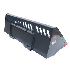 Godet à neige/mulchage robuste de 84 po pour mini-chargeuse, bord à bords coupés, capacité de charge de 1500 lb, fixation rapide universelle pour TMG 5 tonnes SN84, Nouveau - Product Image 6
