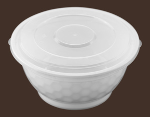 Boîte à lunch jetable sans BPA en PP avec couvercle, récipient rond noir, compatible micro-ondes, pour restaurant, plats à emporter, bol à nouilles, 42 oz, lot de 120 - Product Image 5