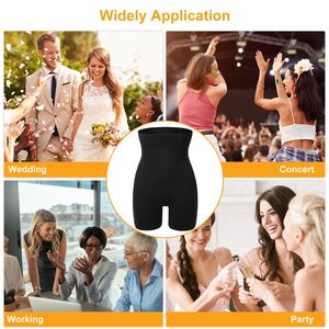 Culotte gainante taille haute sans couture, effet ventre plat, rehausseur de fesses, amincisseur de cuisses, lingerie de compression sculptante - Product Image 5