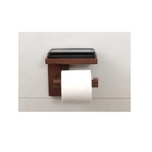 <b>Wall</b> <b>Mounted</b> Decorative Wood <b>Toilet</b> Paper <b>Roll</b> <b>Holder</b> Antique Design Handicraft Shiny Polished Modern Design Stand - Product Image 1