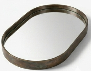 Modern Minimalist Iron <b>Frame</b> Full Length Wall <b>Mirror</b> Pill Shape <b>Gold</b> Finish Decorative Vanity <b>Mirror</b> Luxury Home Decor - Product Image 2