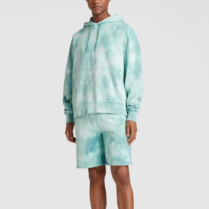 Ensemble sweat à capuche zippé et short décontracté pour homme, dernière collection hiver, 100% coton respirant, séchage rapide, idéal pour le jogging - Product Image 1