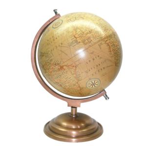 Globe Globes d'artisanat en aluminium de luxe Article d'artisanat indien Article de cadeau décoratif pour la maison Article de bureau design antique de haute qualité - Product Image 3