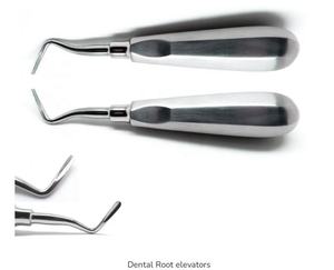 Dental Luxating Lift <b>Elevator</b> Teeth 10 Pieces Set Stainless Steel Coupland Crossbar Cryer Straight Manual by Blush surgical - Product Image 5