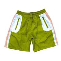 Ensemble short et coupe-vent tricoté brodé décontracté pour homme 2026 – Respirant, séchage rapide, polyester/nylon – Survêtement streetwear