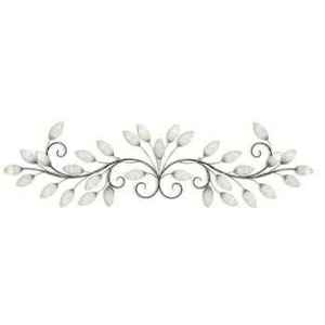 Escultura Metálica Moderna de Pared con Diseño Floral Rectangular, Decoración para el Hogar, Pieza de Arte para Sala de Estar - Product Image 3