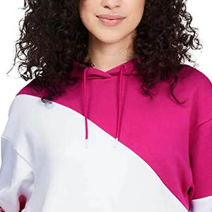 Sudaderas con Capucha Ajustadas de Alta Calidad para Mujer, Diseño Personalizado, 100% Algodón Transpirable, Color Rosa Blanco Invernal - Product Image 5