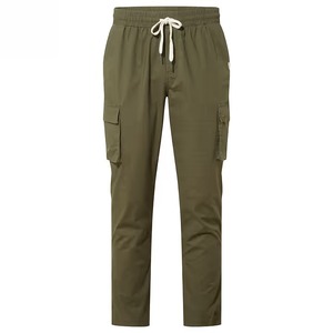 Men’s Cargo Jogger Pants Oversized Patch Pockets Training Workout <b>Drawstring</b> <b>Trousers</b> Elastic Cuff Casual Streetwear Pants - Product Image 6