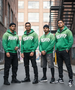 Sudaderas con capucha de nuevo diseño del fabricante líder, con logotipo serigrafiado, pedrería personalizada, estilo urbano, extragrandes, con efecto descolorido por el sol y cremallera. - Product Image 2