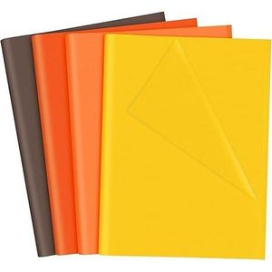 NEBURORA 108 Fogli di Carta Velina Autunnale Arancione Marrone Giallo, Confezione Regalo per Decorazioni per Feste di Ringraziamento, Compleanno, Holi - Product Image 2