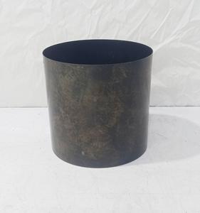 Pot à fleurs en métal, jardinière cylindrique, design moderne et rond, pour intérieur et extérieur, pot décoratif pour plantes, durable, résistant à la rouille, pour jardin. - Product Image 6