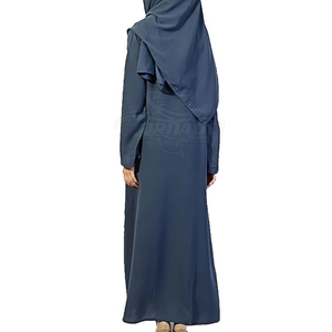 Abaya pour femmes, robe minimaliste et modeste, design sobre et sophistiqué, robe longue confortable pour tous les jours et pour les occasions formelles - Product Image 3