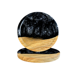 Handmade Wooden Round Storage Holders For Kitchen Tableware Single Tier Crafted From Natural Wood With Rich Grain Pattern - Product Image 4