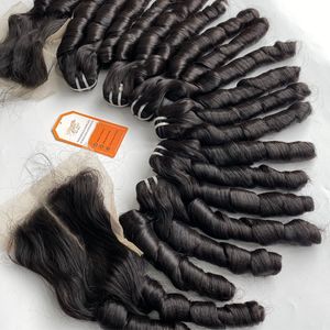 Extensiones de pelo ondulado Funmi, mechones de pelo crudo al por mayor, pelo virgen sin procesar alineado con cutícula - Product Image 2