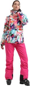 Conjunto de Chaqueta y Pantalones de Esquí para Mujer, Traje de Nieve, Chaqueta con Capucha, Impermeable y Resistente al Viento - Product Image 3