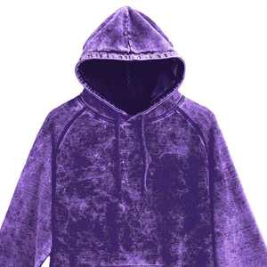 Sudadera con capucha personalizada para hombre, estilo vintage, desgastada, con efecto lavado ácido, salpicaduras de pintura y descolorida por el sol, de forro polar para invierno, estilo streetwear. - Product Image 2