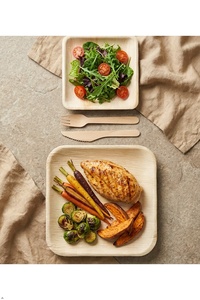 Assiette en feuille de palmier de 10 pouces, choix durable, pour cafés, boulangeries, restaurants et services de traiteur, idéale pour les aliments chauds, humides et secs 2026 - Product Image 1