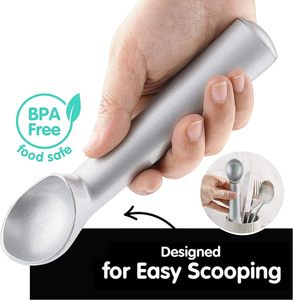 Cucharas de Helado de Aluminio Personalizadas al por Mayor, Antiadherentes, Ecológicas, Aptas para Lavavajillas, Utensilio de Cocina - Product Image 5