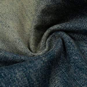 Jean en denim délavé coupe large pour homme, taille haute, coupe ample, en coton tissé, décontracté, pour l'automne - Product Image 6