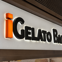 Lettres en relief 3D rétroéclairées par LED, enseigne personnalisable, publicité intérieure/extérieure, étanche IP65, garantie 1 an, multicolores