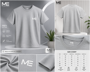 Camiseta de Hombre 100% Algodón, Cuello Redondo, Manga Corta, Logotipo Personalizado, Talla Grande, Transpirable, Estilo Urbano Informal - Product Image 4