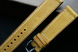 Correa de reloj de cuero genuino Bebele hecha a mano, venta al por mayor de lujo, bandas personalizadas de alta calidad, barra de liberación rápida de acero inoxidable - Product Image 2