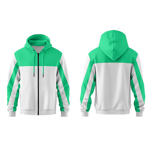 Sweat à capuche zippé en molleton de coton, confortable et décontracté, avec impression de logo, pour hommes, femmes et jeunes, veste à capuche d'entraînement, vêtements de sport - Product Image 6