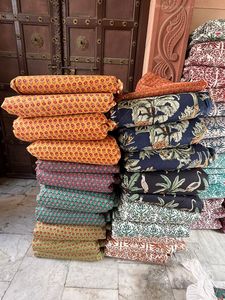 Handcrafted Artisan Brocade Fabric Bulk Wholesale Animal Pattern Breathable Lightweight Textile Material for Boys and Girls - Product Image 3