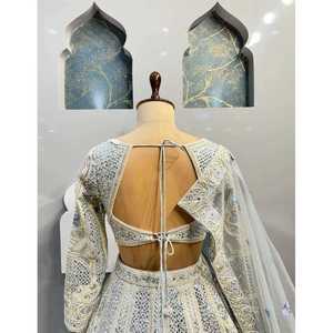 Hermosa Ropa De Boda Lehenga Choli Con Dupatta Para Fiestas - Product Image 2