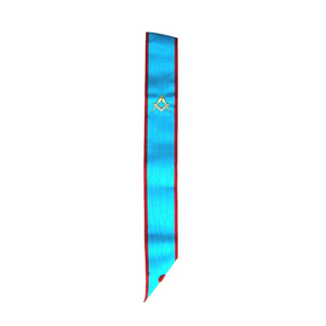 Collier maçonnique de qualité supérieure, design premium, conçu pour une durabilité accrue, avec broderie de logo personnalisée, personnalisation OEM et ODM. - Product Image 1