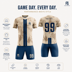 Camiseta de Fútbol Sublimada con Diseño Personalizado, Uniforme de Fútbol Transpirable de Secado Rápido, Ropa Deportiva para Hombre, Conjunto Completo, Equipación de Equipo - Product Image 5