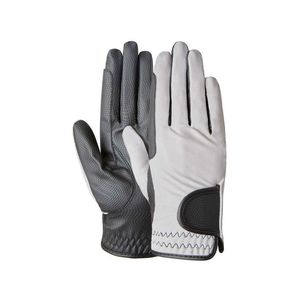 Gants d'équitation en cuir à doigts entiers avec protection de la paume, respirants, antidérapants, avec fermeture auto-agrippante pour l'hiver - Product Image 4