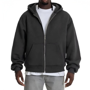 เสื้อฮู้ดดี้ผู้ชายไซส์ใหญ่ สไตล์ลำลอง สตรีทแวร์ ผ้าคอตตอนผสม แขนยาว ทรงหลวม - Product Image 2