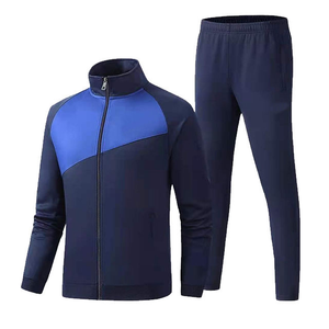 Men's Trending 2025 Sports Zipper Polyester Fleece Tracksuit Solid Color DTF DTG <b>Screen</b> Digital Printing Sublimation - Product Image 2