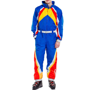 Wholesale <b>Men</b> Ski <b>Suit</b> One Piece <b>Waterproof</b> Windproof Snowboard Jumpsuit Winter Outdoor Snow Wear Custom Logo Manufacturer - Product Image 1