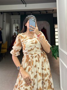 Indo-tây phong cách văn hóa Chiều dài sàn buổi tối bên đêm mặc Giá thấp và đánh bại Chất lượng thiết lập cho phụ nữ mặc - Product Image 4