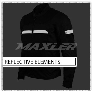 Men's <b>Lightweight</b> <b>Summer</b> Motorbike <b>Jacket</b> CE Approved Breathable Mesh Panels Detachable Waterproof Lining Stand Collar Pattern - Product Image 5