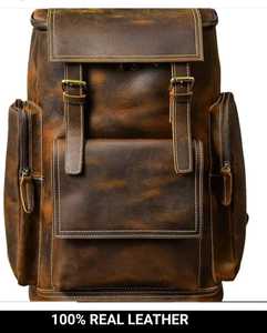 Sacoche pour ordinateur portable en cuir coréen vert, écologique, antichoc, légère, grande capacité, imperméable, durable, sac de voyage pour adultes - Product Image 6