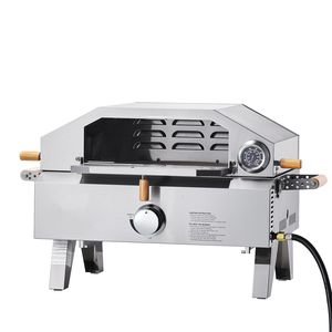 Forno per Pizza Portatile a Gas da Esterno 13 Pollici con Pietra in Cordierite Rinforzata per Uso Esterno - Product Image 2
