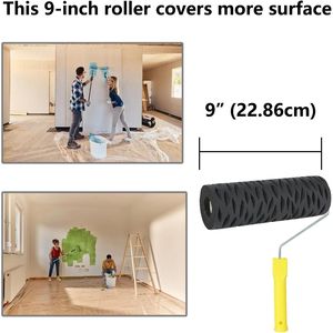 Rullo Professionale da 9 Pollici per Pittura Effetto Corteccia d'Albero, Applicatore di Texture per Pareti e Soffitti - Product Image 4